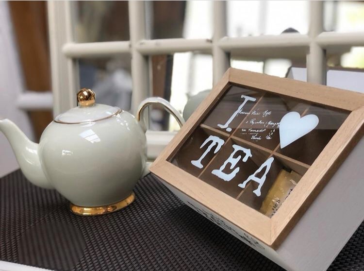 Caja de Té 6 compartimientos